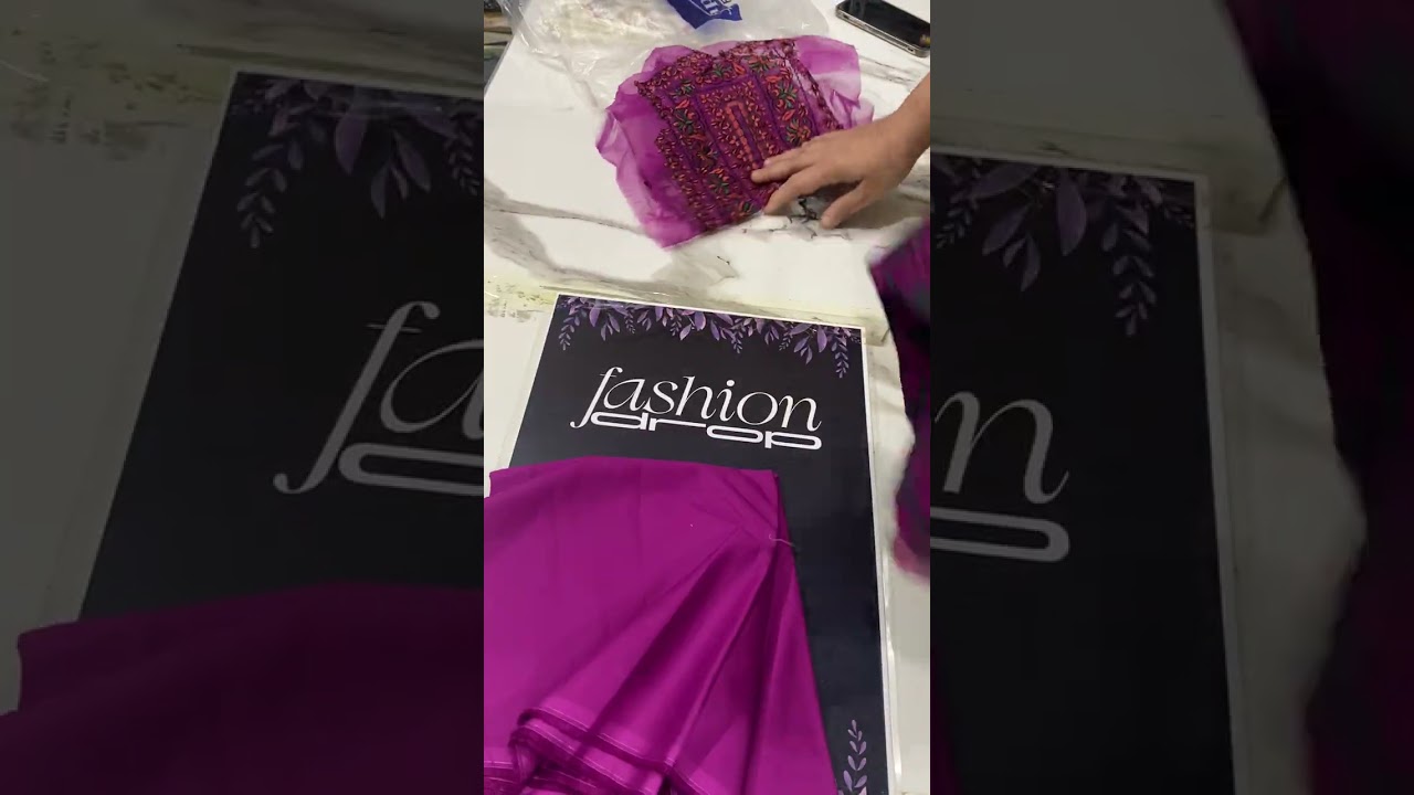 Sapphire collection 2 pc embroidery 