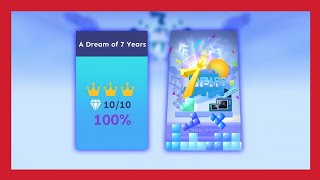 Rolling Sky  A Dream Of 7 Years fanmade Level  6 Stars  Derrdog