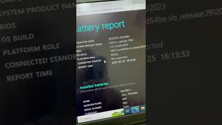 Como ver los ciclos de carga de la batería de tu laptop | Battery report