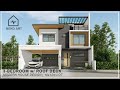 Ep50  3 bedroom house with roof deck 10x12m lot  2storey house with roof deck  neko art