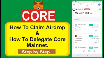How to DELEGATE  STAKE CORE - Full Tutorial [CORE Node Mining NEW UPDATE ON MAINNET]