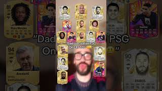 Dad I recreated PSG on eafc35 with Mbappè,Neymar and Messi 🥲