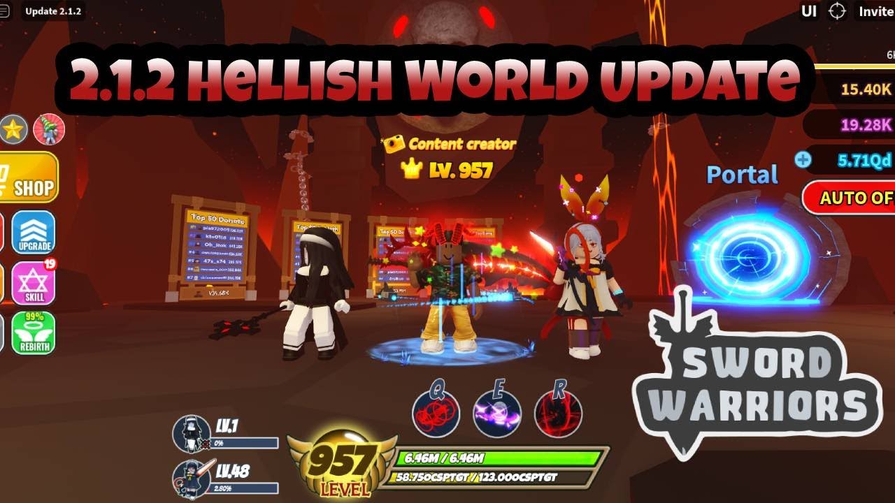 Sword Warriors Roblox 2.1.2 Update, New World 8, Swords and More ...