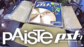 Unboxing PAISTE PST 7 Heavy/Rock Set