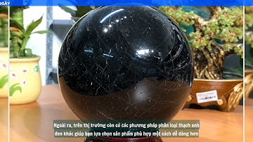 Tác dụng cầu đá thạch anh màu đen trong phong thủy