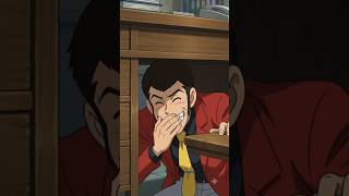 Lupin iii prank Zenigata giving needle to the chair 😂😂😂😂 #anime