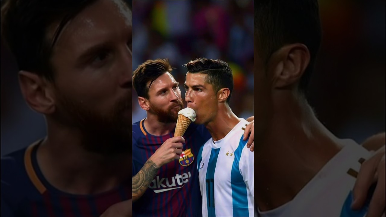 🍦 Cristiano Ronaldo Treats Nur Alam to Ice Cream#shortvideo #trending #messi #video