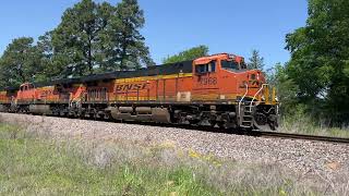 BNSF Intermodal Double Stack on Conroe Subdivision - 4/9/25