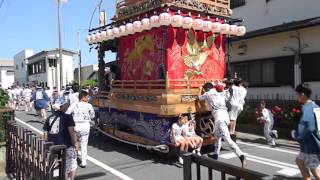20170604 1007三軒町山車修復披露曳き廻し