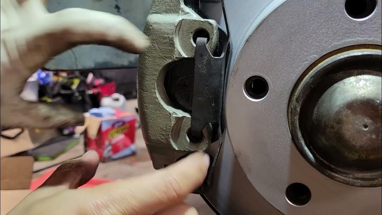Remove & Install AntiRattle Brake Caliper Clip No Tools YouTube