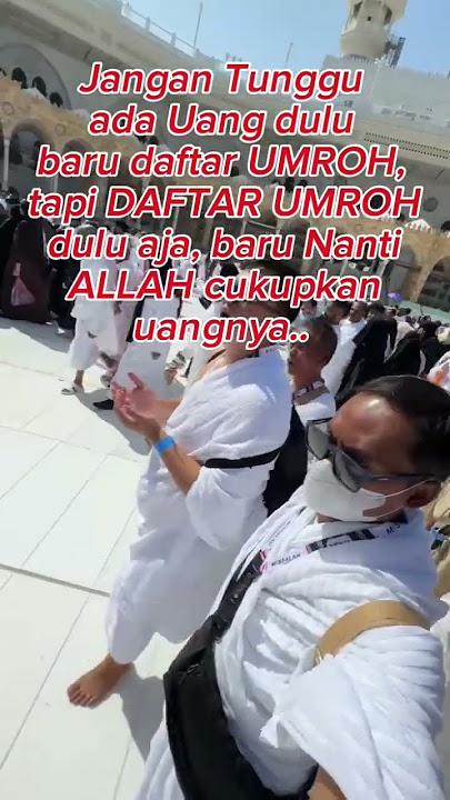 💌 Bismillah…semoga doamu untuk ke Tanah Suci makin dekat hari ini. #umroh #umrohsunnah #haji #umrah
