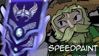 Bodvar Reaching Diamond | Brawlhalla Speedpaint
