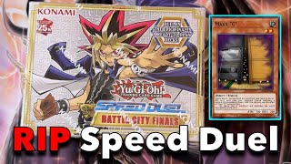 The Final Yugioh Speed Duel Product 😭: Battle City Finals Box Opening