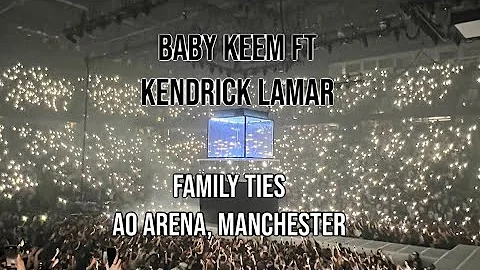 Baby Keem - Family Ties ft Kendrick Lamar 16/11/22 AO Arena Manchester 4K The Big Steppers Tour