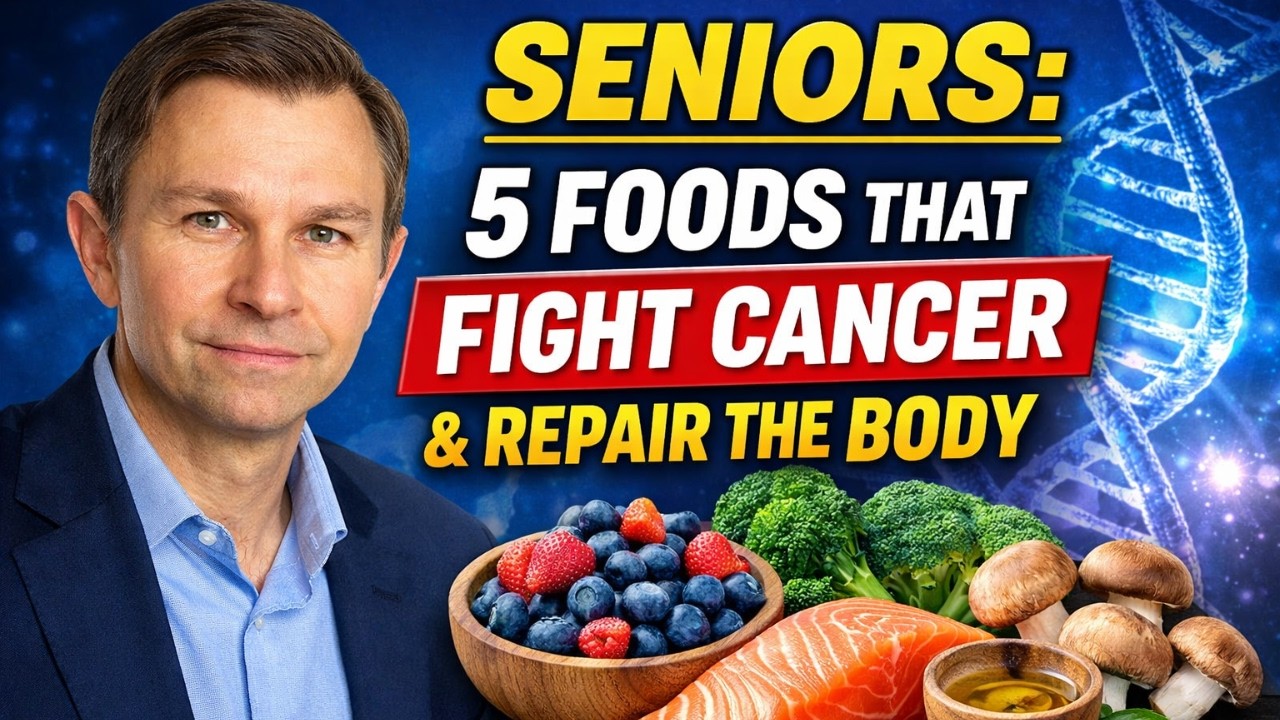 SENIORS: 5 Foods That Help Fight Against Cancer & Repair The Body | Dr. David Sinclair