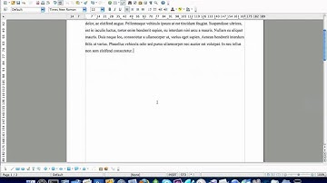 OpenOffice Writer text document header and footer