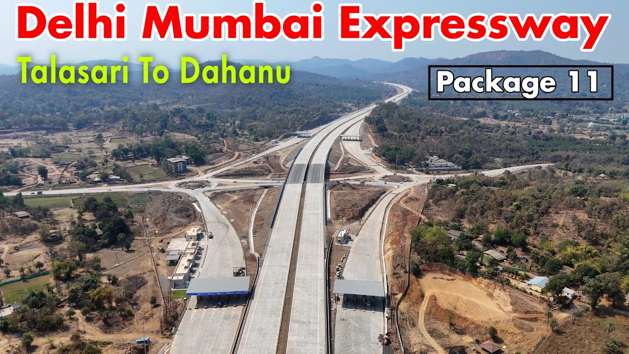 Delhi Mumbai Expressway Package 11 Update | Talasari To Dahanu Maharashtra #4k 
