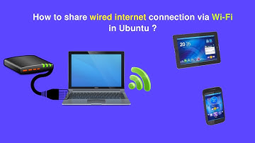 How to share wired internet connection via Wifi in Ubuntu?