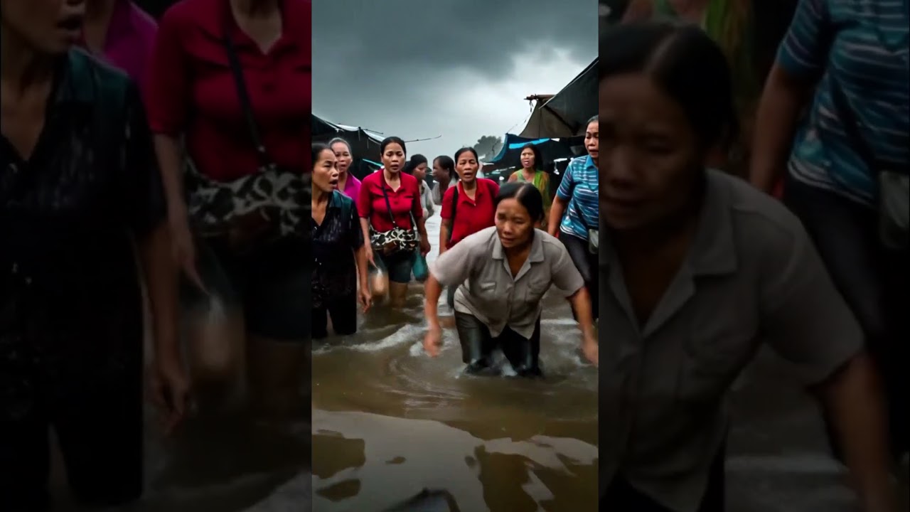Heartbreaking Flood: A Vendor's Livelihood is Washed Away!