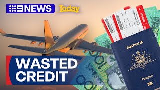 Aussies sitting on millions of dollars on flights | 9 News Australia