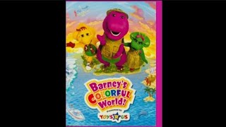 Barney's Colorful World Live (2004 VHS)