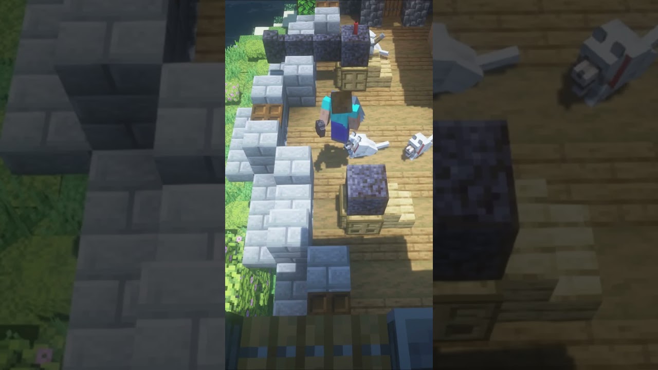 Noob vs Pro building a castle challenge🏰. Minecraft 