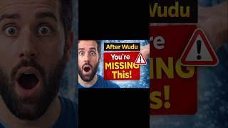 🚨 After Wudu… You’re Missing This Powerful Dua! 😱 #islamicreminder #Dua