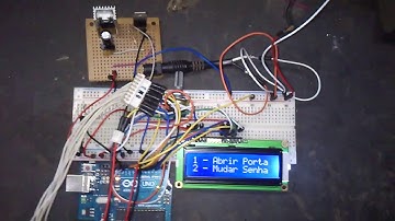 TRAVA ELÉTRICA COM ARDUINO E TECLADO MATRICIAL PARTE 03