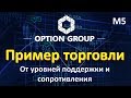 Трейдинг онлайн. Стратегия работы от уровней.