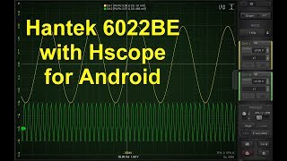 Hscope for Android with Hantek 6022BE screenshot 4