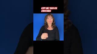 🎄Learn ASL, sign CHRISTMAS