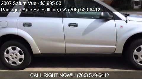 2007 Saturn Vue for sale in Dalton, GA 30721 at the Paniagua