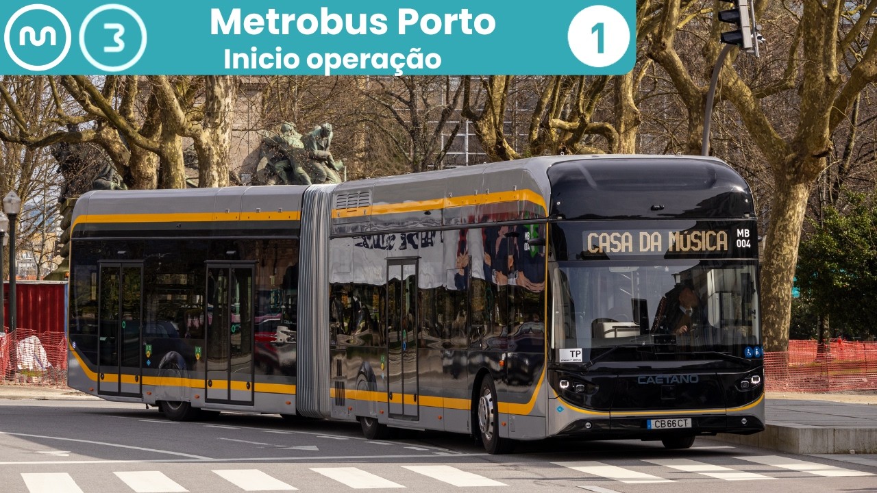 Metrobus do Porto - Inicio da Operação
