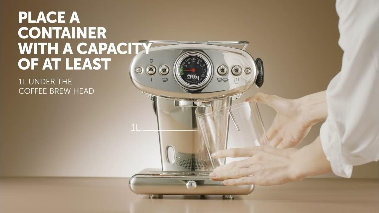 illy X1 Anniversary E.S.E. & Ground Coffee Machine Descaling your