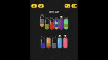[BRAIN GAME] Soda Sort Puzzle LEVEL 2298 (Challenging the World Record)