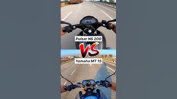 Pulsar NS 200 vs Yamaha Mt 15 🔥 Gear Challenge #shorts #ns200
