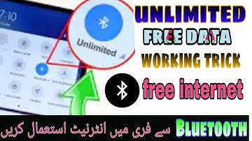 Turn On Bluetooth And use unlimited Internet | New Bluetooth Trick | Use Unlimited Internet 2022