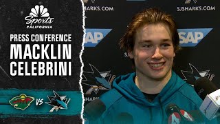 Macklin Celebrini reveals emotions upon being named to Team Canada Olympic team | NBC Sports CA