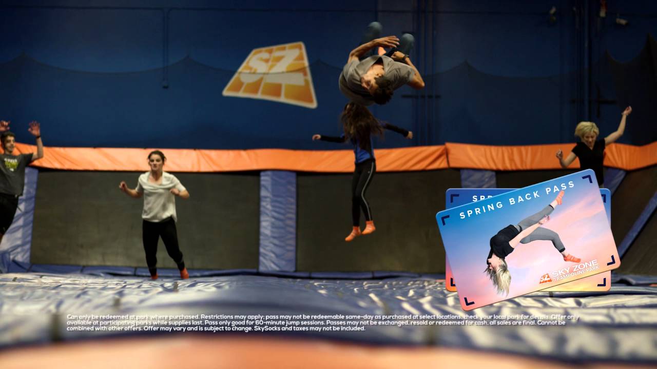 Spring Back Pass Sky Zone Lee's Summit YouTube