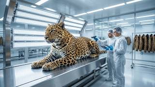 Inside the Leopard Leather Factory | How Leopard Skin Becomes Million-Dollar Luxury Goods