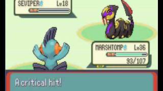 Pokemon Emerald - Marshtomp Evolves To Swampert