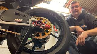 Aprilia RS660 & L74 Quick Change Kit - Rear Wheel Swap