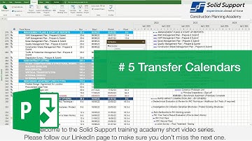 Transfer Calendars - MSP quick tip # 5
