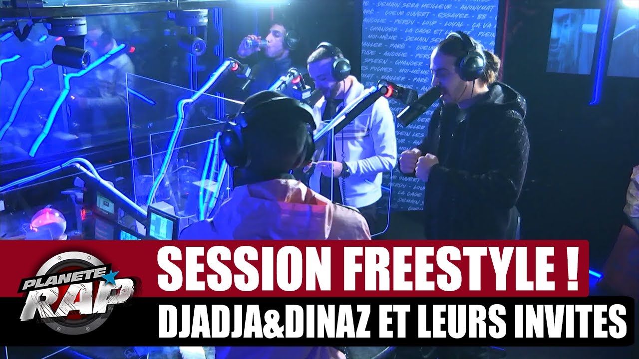 Djadja & Dinaz - Session freestyle avec ISK, Uzi, Niaks, Foulak, Féfé et MG ! 
