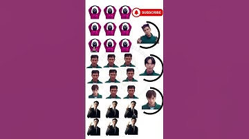 Pink soldiers Find The Odd One Out #oddoneout #challenge #soldier #gameplay #squidgame #squidgame2