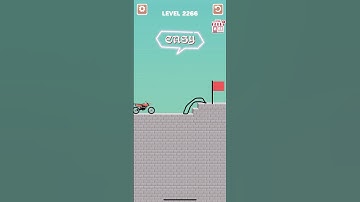 Draw bridge puzzle game level 2266 #drawing #game #Shorts