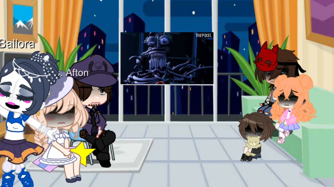 Past Aftons react to [SFM] The Monsters Under My Bed REMIX *EPILEPSY