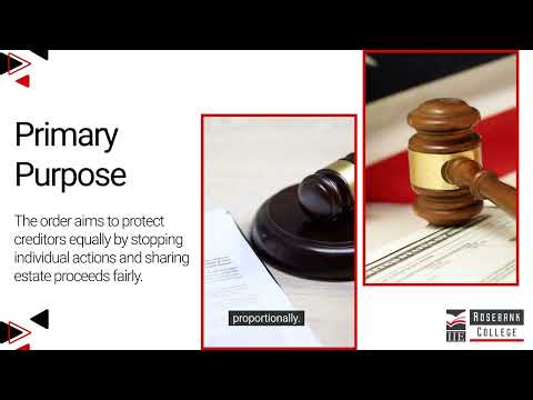 Purpose Of Sequestration Order (LU1/LO3)