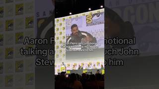 Aaron Pierre gets emotional talking about how much John Stewart means to him @CinemaBlend