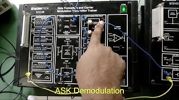ASK Modulation - Demodulation || Lab Experiment || Amplitude Shift Keying || Practical || Modulation